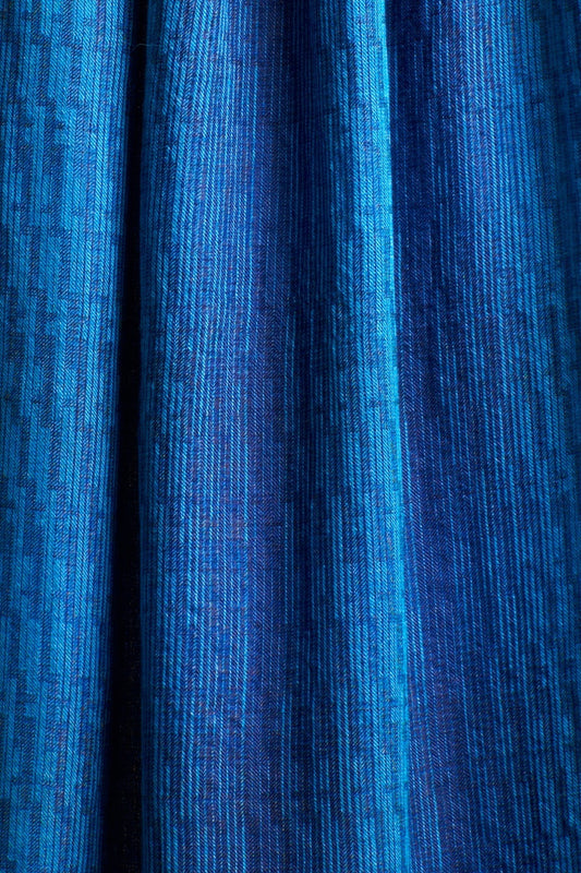 Étole Palasea en Baby Alpaga Couleur Bleu