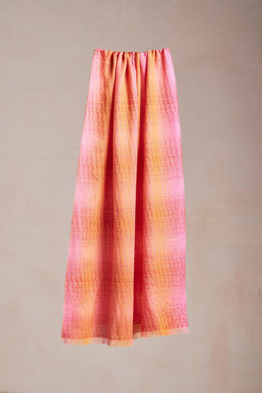 Étole Palasea en Baby Alpaga Couleur Rose