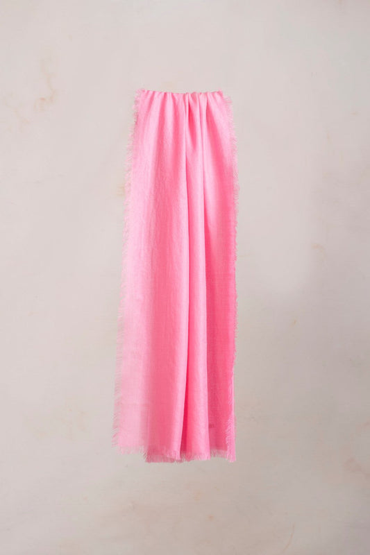 Étole Patito en Baby Alpaga Couleur Rose & Medio