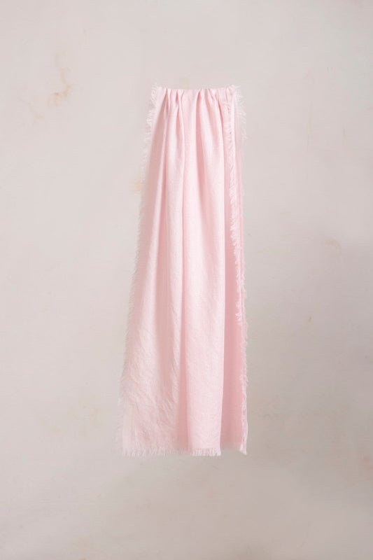 Étole Patito en Baby Alpaga Couleur Rose & Claro