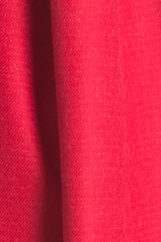 Étole Pared en Baby Alpaga Couleur rouge
