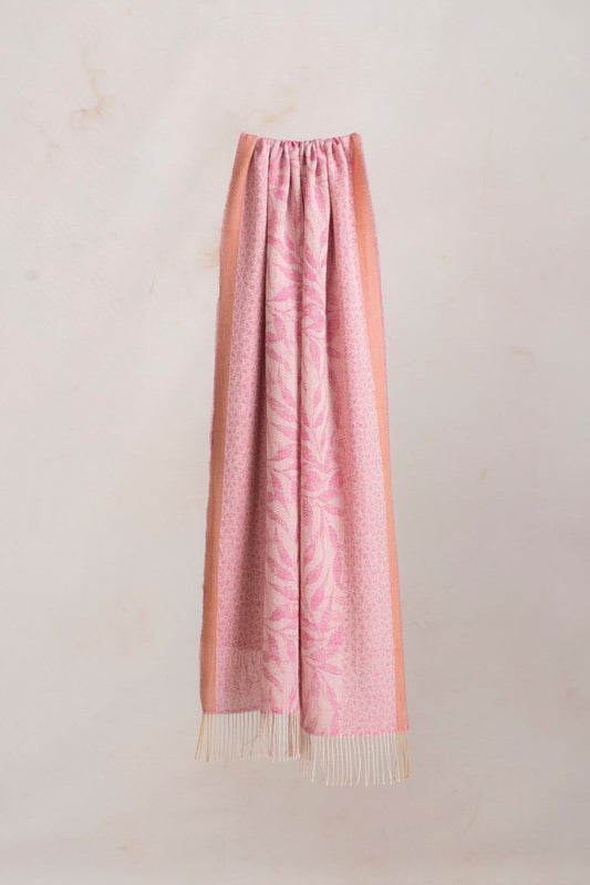 Étole Richmond en Baby Alpaga Couleur Fuccia