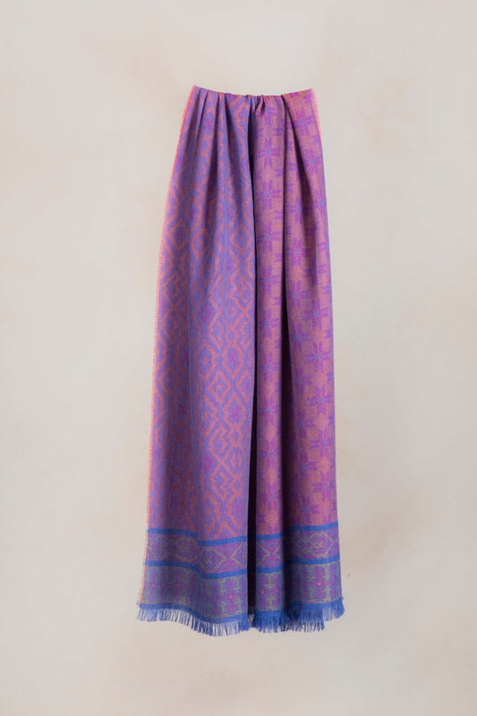 Étole Rawi en Baby Alpaga Couleur MultiCouleur