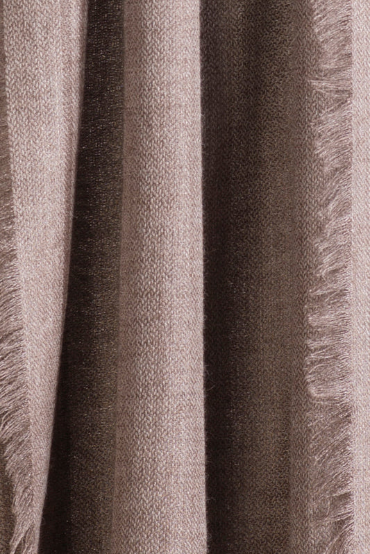 Étole Rim en Baby Alpaga Couleur Marron