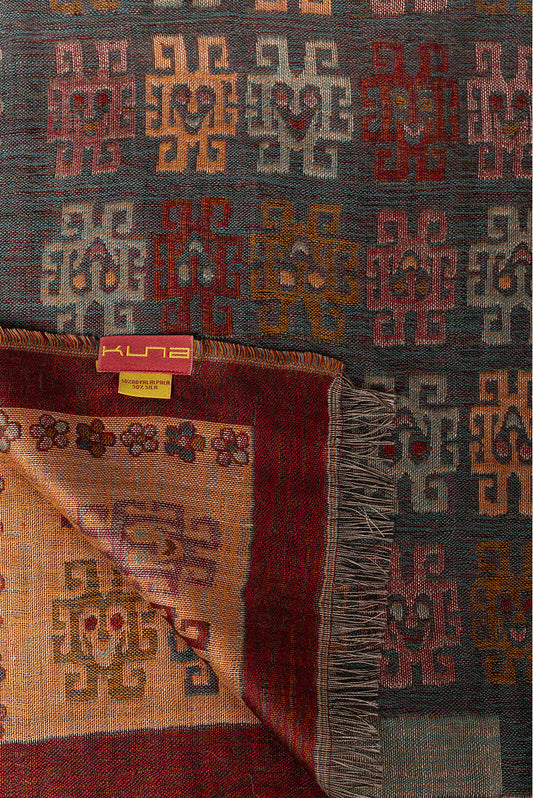 Estola Nazca - 26 De Royal Alpaca & Seda Color Melon