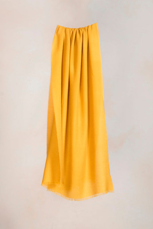 Étole Rodolfo en Baby Alpaga Couleur Amarillo