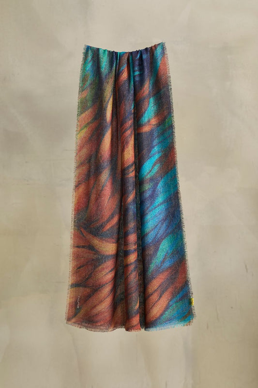 Étole Ocaso en Baby Alpaga Couleur MultiCouleur
