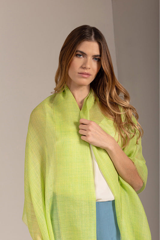 Étole Patito en Baby Alpaga Couleur Fluo