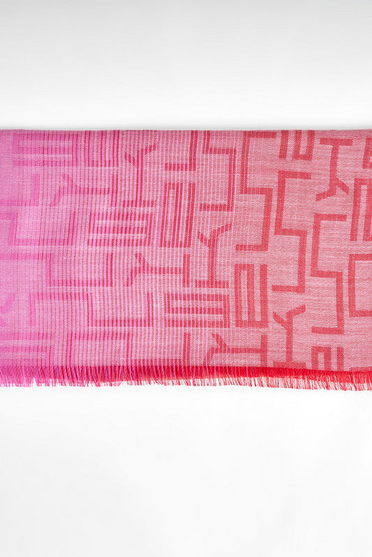 Estola Agua De Baby Alpaca Color Fucsia