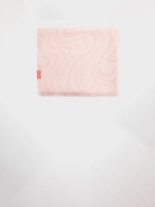 Étole Yxtapa En Baby Alpaga Couleur Rose
