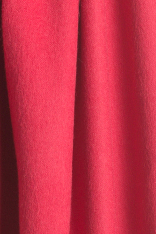 Étole Pastizal en Baby Alpaga Suri Couleur rouge