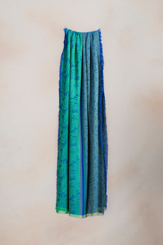 Étole Rambo en Bamboo Couleur Bleu