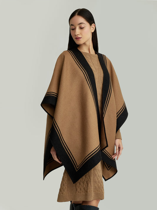 Cape Yuana En Baby Alpaga Couleur Camel