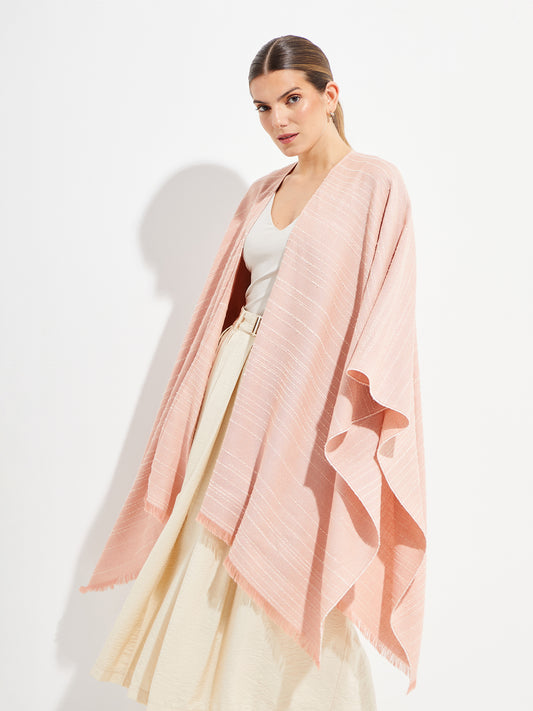 Cape Ygriega En Coton Couleur Rose