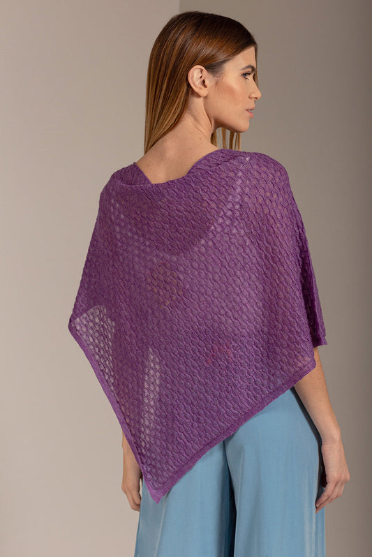 Poncho Baby Alpaca Color Pensee Uplala