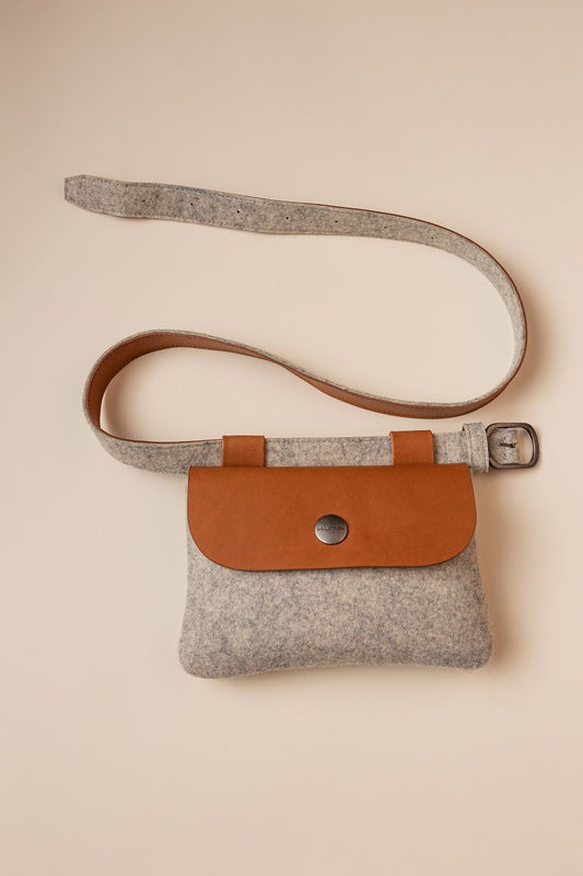 Riñonera Unty en Alpaga & Laine Couleur Gris
