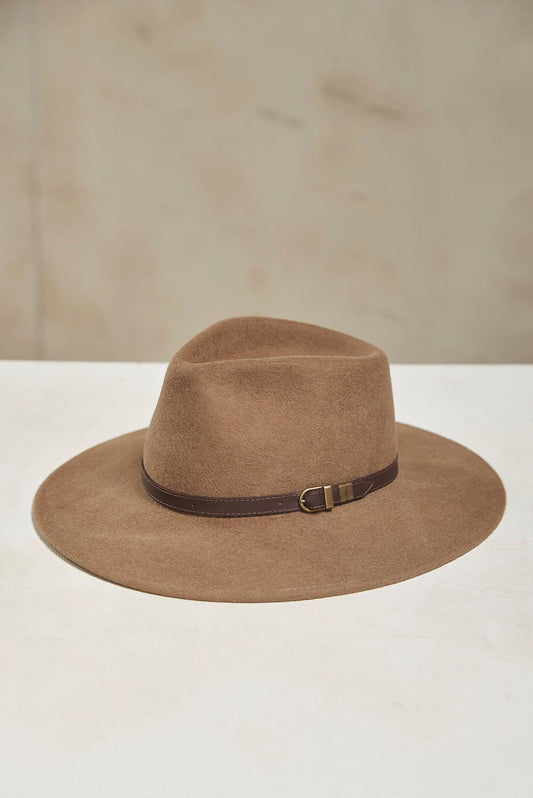 Chapeau Servane en Alpaga & Laine Couleur Beige