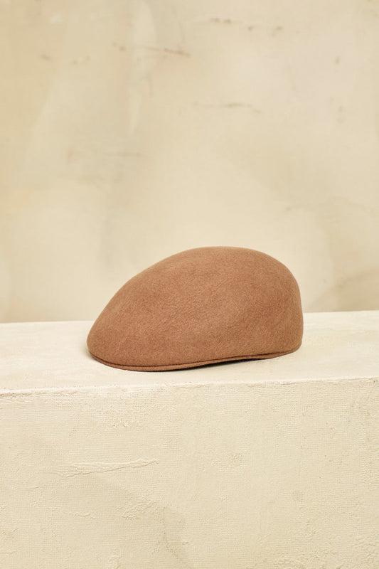 Chapeau Siam en Alpaga & Laine Couleur Beige