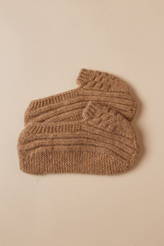 Pantoufles Ugentino en Baby Llama & Laine Couleur Beige