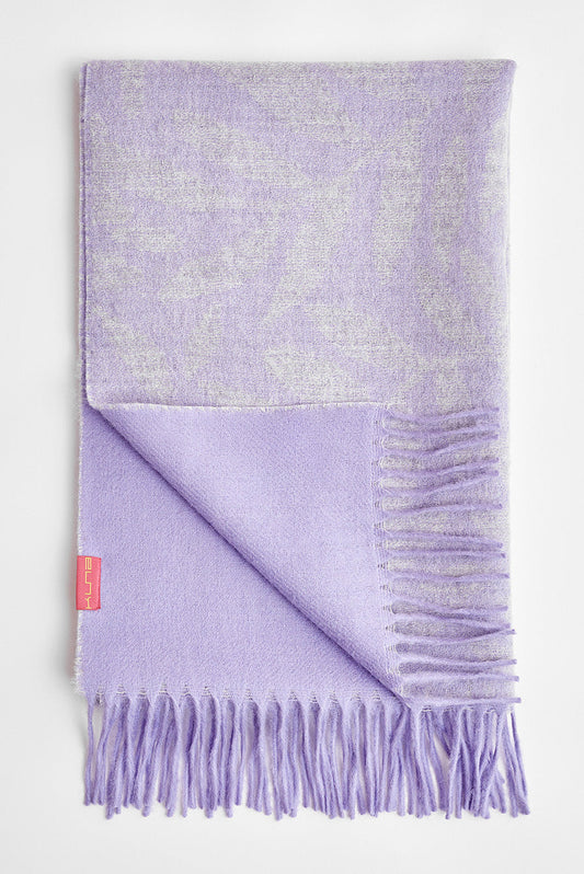 Étole Weinko en Baby Alpaga Couleur Lila