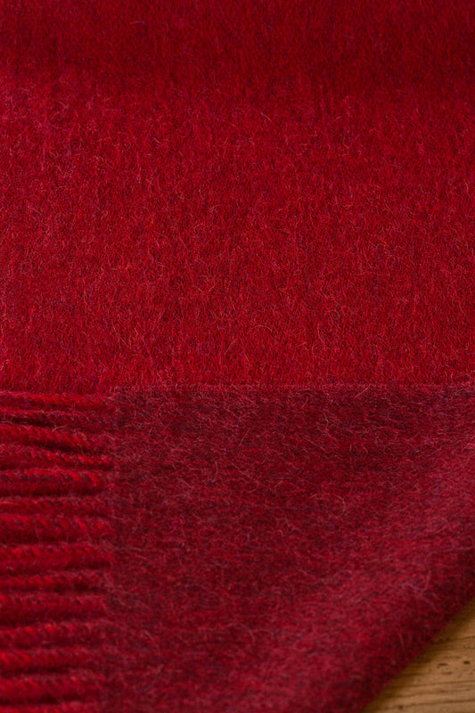 Chalina Tundra A De Baby Alpaca Color Rojo & Guinda