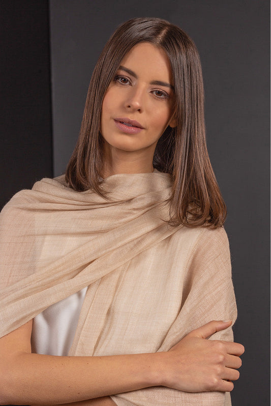 BORISETTE - ROYAL ALPACA & SILK SHAWL