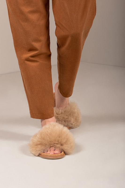 Chaussures Uerta en Baby Alpaga Couleur Beige